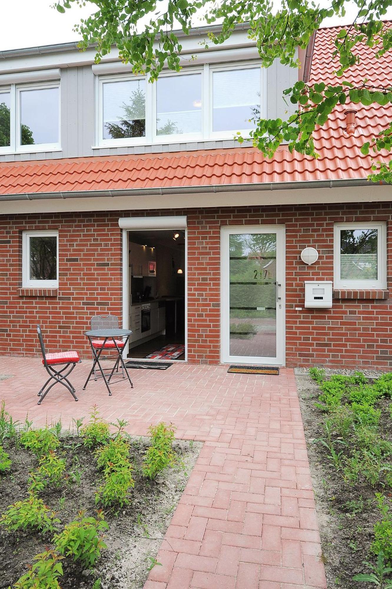 Ferienhaus Rote Bohne - Uns Huus An T Kuest Bensersiel Extérieur photo